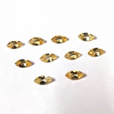 Citrine 7x3.5mm marquise facet 0.34 cts